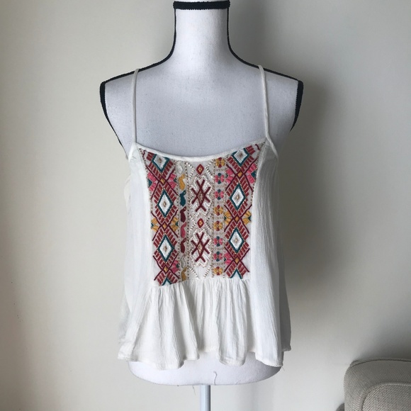 UO Ecote Rhapsody Embroidered Cami Top - Picture 4 of 7